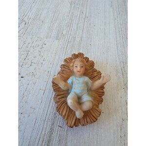 Vintage baby Jesus crib manger AS IS nativity‎